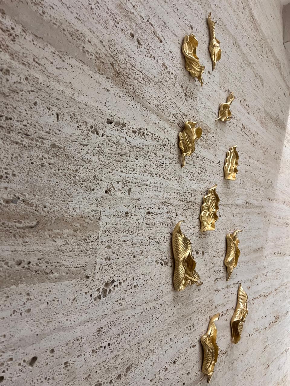 Aurum Wall Leaves
